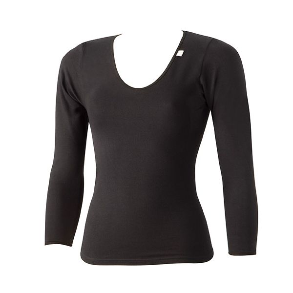 Avet 7728 shirt lange mouw zwart katoen