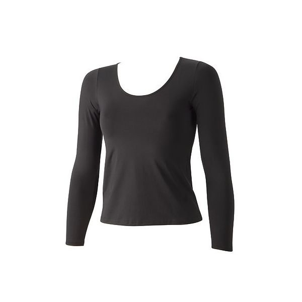 Avet 7790 shirt lange mouw zwart, micro-fibre